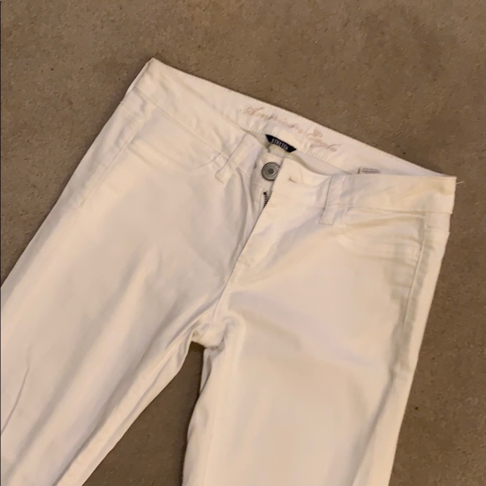 American eagle white jean Capri